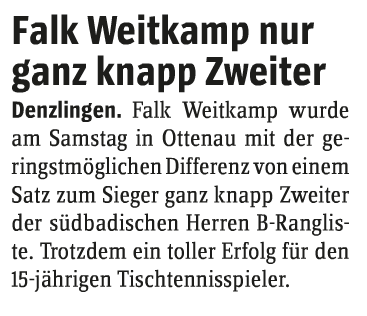 VHzH 2016-06-16 Falk Weitkamp nur ganz knapp Zweiter